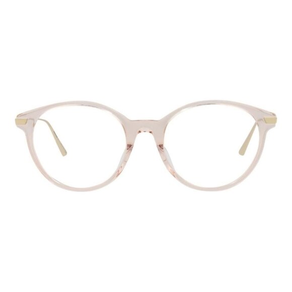 Dior Womens Round/Oval Pink Gold Transparent Fashion Designer Eyewear - Picture 2 of 4